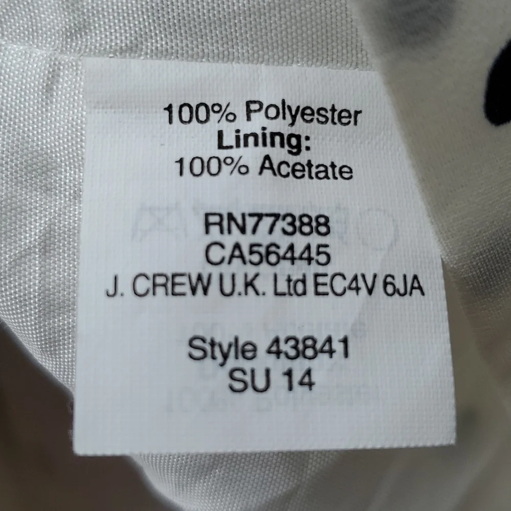 J. Crew Dress Womens Size 8 Sundress Milkmaid SUmmer